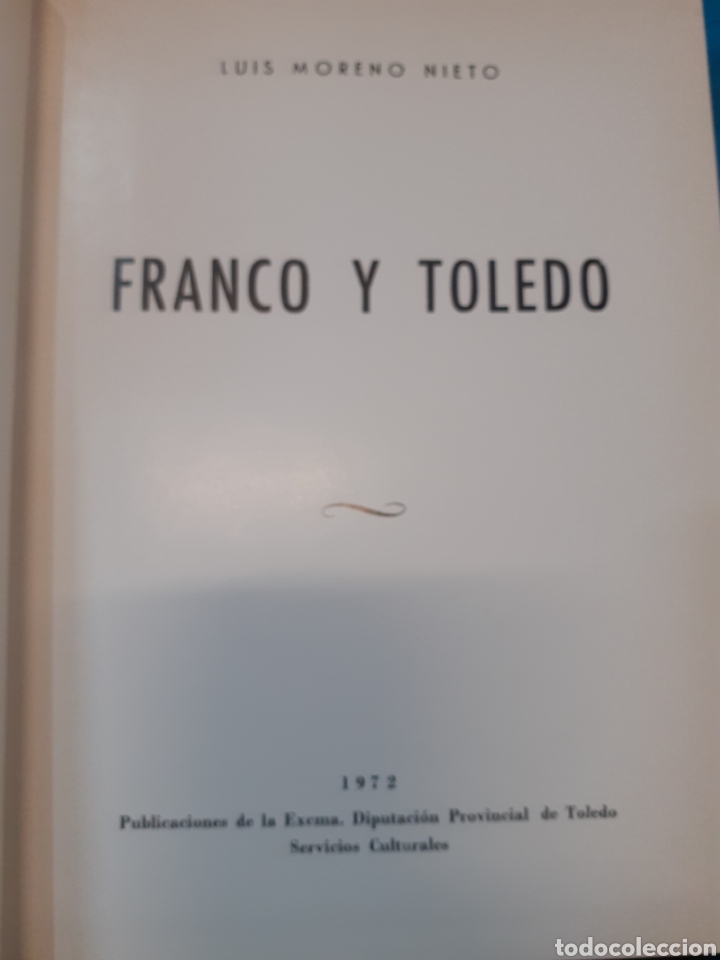 Libros: FRANCO Y TOLEDO - MORENO NIETO,Luis. - Foto 1