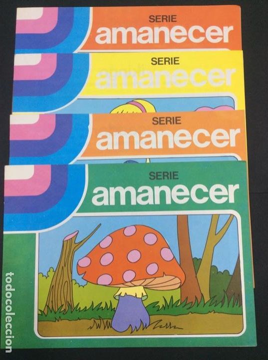 books: Serie amanecer. Libro de colorear para ni&ntilde;os. 4 tomos. 1980