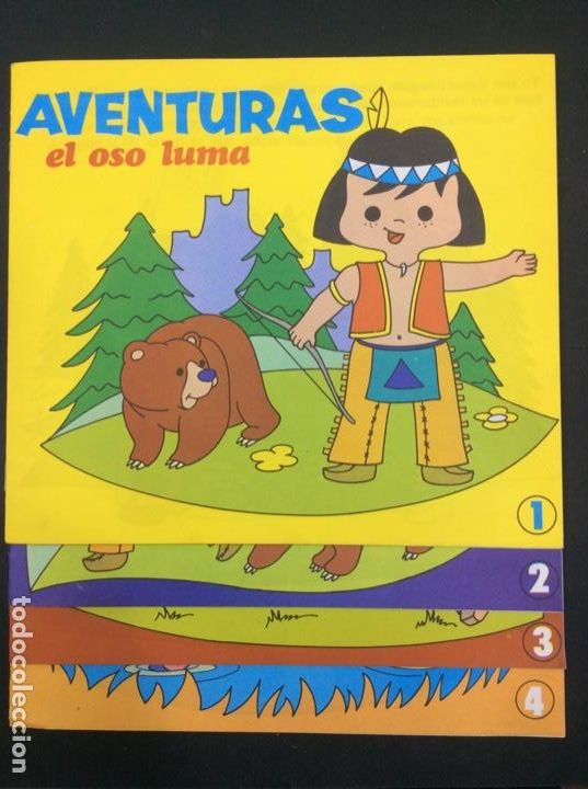 Libri di seconda mano: Aventuras. Libros de colorear para ni&ntilde;os. 4 tomos. 1980