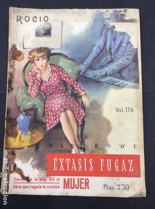 Libros: Extasis fugaz. Mary Rowe. Roci&oacute;. N 176 - Foto 1
