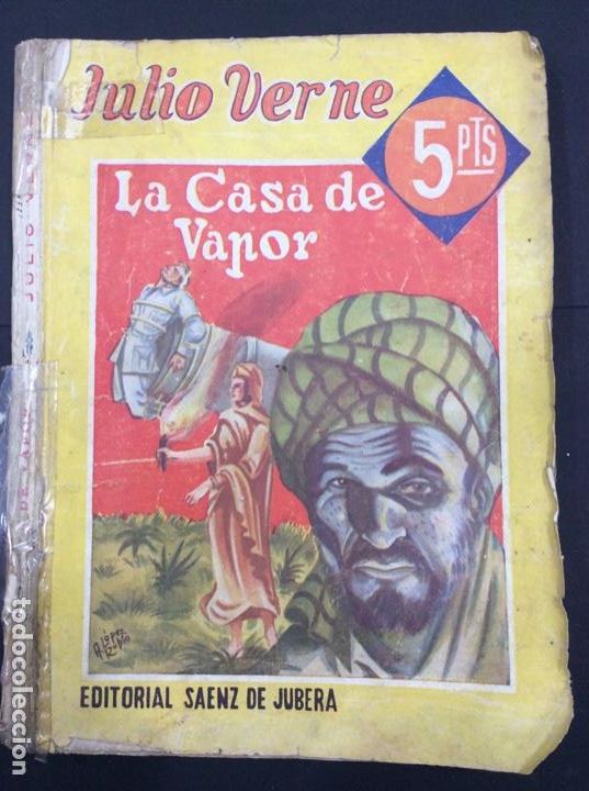 Libros: La casa de vapor. Julio Verne. Ed. S&aacute;enz de Jubera - Foto 1
