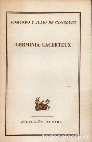 Libros: GERMINIA LACERTEUX. - Foto 1