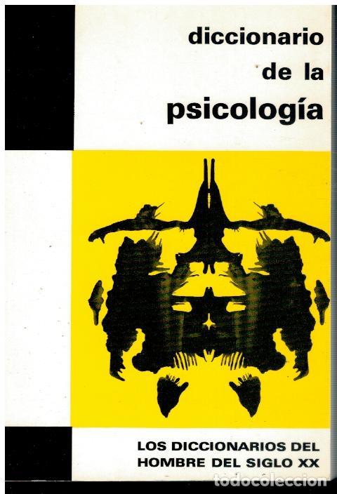 Libros: DICCIONARIO DE LA PSICOLOG&Iacute;A. - Foto 1