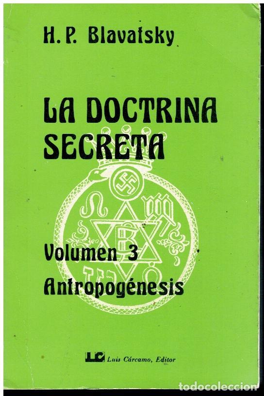 Libros: LA DOCTRINA SECRETA. Vol. 3. ANTROPOG&Eacute;NESIS. - Foto 1