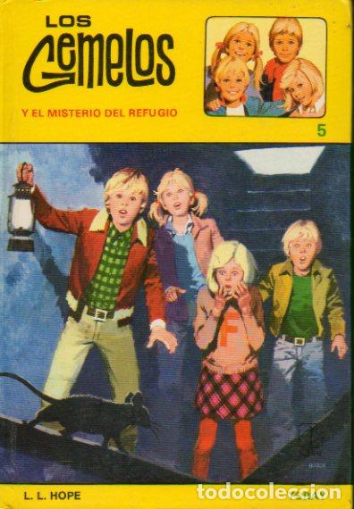 Libros: LOS GEMELOS Y EL MISTERIO DEL REFUGIO. Ilustrs. de A. Borrell. 3&ordf; ed. - Foto 1