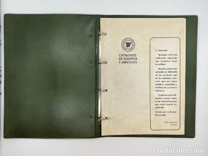 Libros: ANTIGUO LIBRO DE EQUIPOS Y SERVICIOS COMPA&Ntilde;IA TELEFONICA - Foto 2