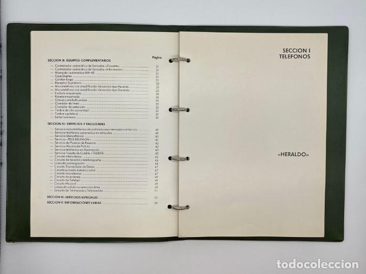Libros: ANTIGUO LIBRO DE EQUIPOS Y SERVICIOS COMPA&Ntilde;IA TELEFONICA - Foto 3