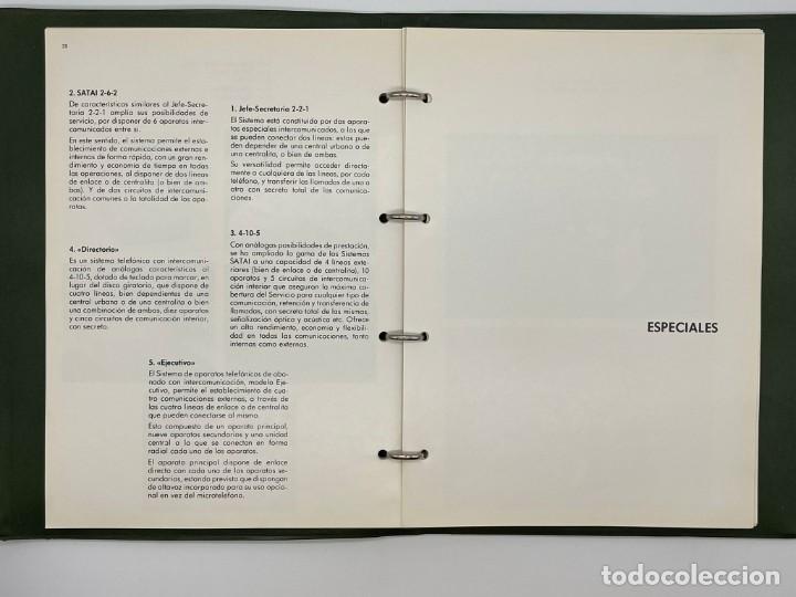 Libros: ANTIGUO LIBRO DE EQUIPOS Y SERVICIOS COMPA&Ntilde;IA TELEFONICA - Foto 9
