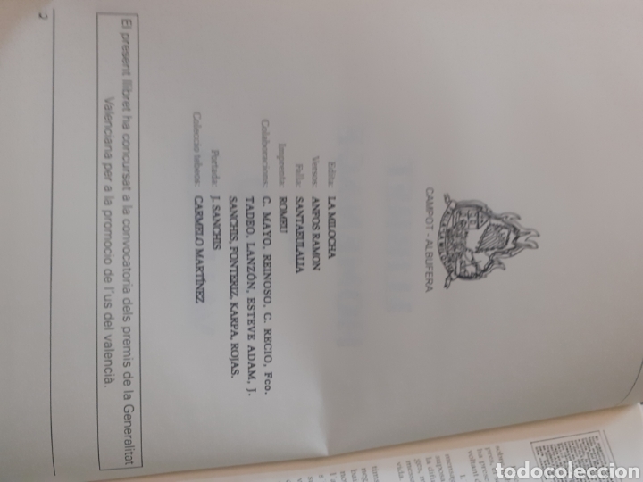 Libros: LA MILOCHA. LLIBRET HOMENAGE AL TEBEO VALENCI&Agrave;. Fallas - VV. AA. - Foto 4