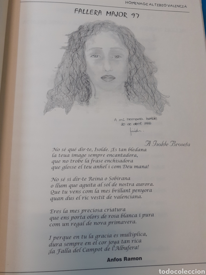 Libros: LA MILOCHA. LLIBRET HOMENAGE AL TEBEO VALENCI&Agrave;. Fallas - VV. AA. - Foto 12