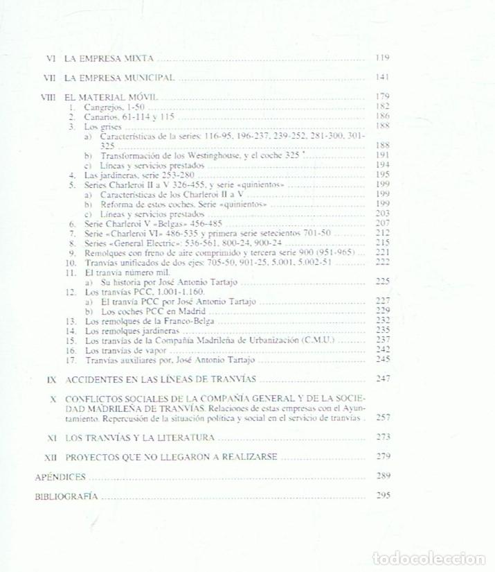 Libros: TRANVIAS DE MADRID. - L&Atilde;&sup3;pez Bustos. Carlos, - Foto 3