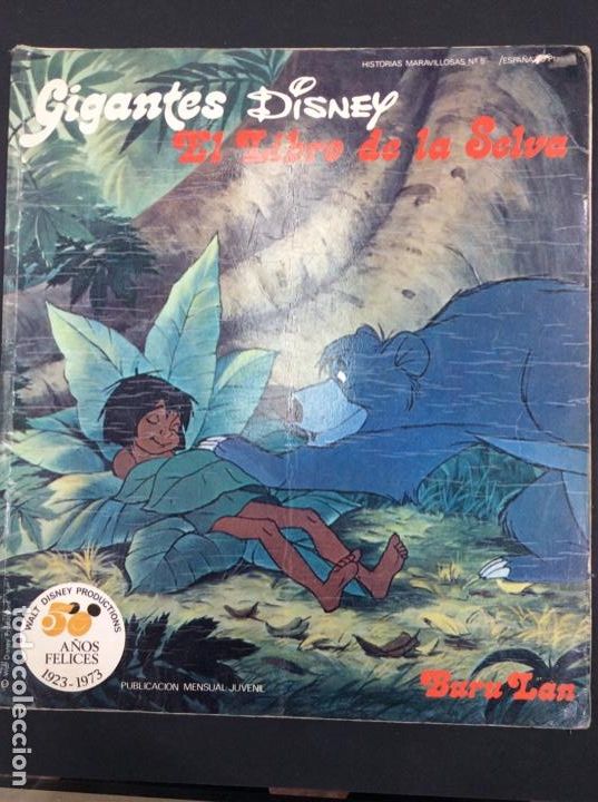 Libros: El Libro de la Selva. Gigantes Disney. Buru Lan Ed. 1973 - Foto 1