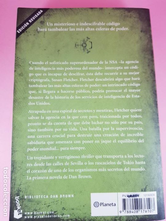 Libros: LIBRO-FORTALEZA DIGITAL-DAN BROWN-BOOKET-2017-EXCELENTE - Foto 5