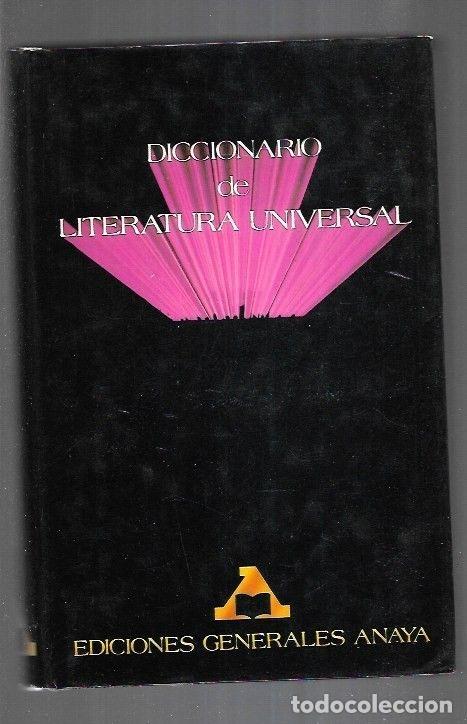 Libros: DICCIONARIO DE LITERATURA UNIVERSAL - VARIOS - Foto 2