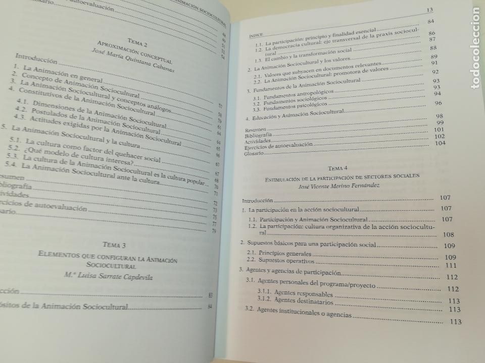 Libros: M&ordm; LUISA SARRATE Programas de animaci&oacute;n sociocultural SA5574 - Foto 4