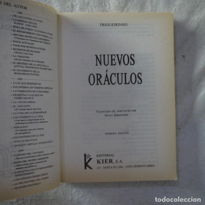 Libros: NUEVOS OR&Aacute;CULOS - TRIGUEIRINHO - KIER - 1994 - Foto 3