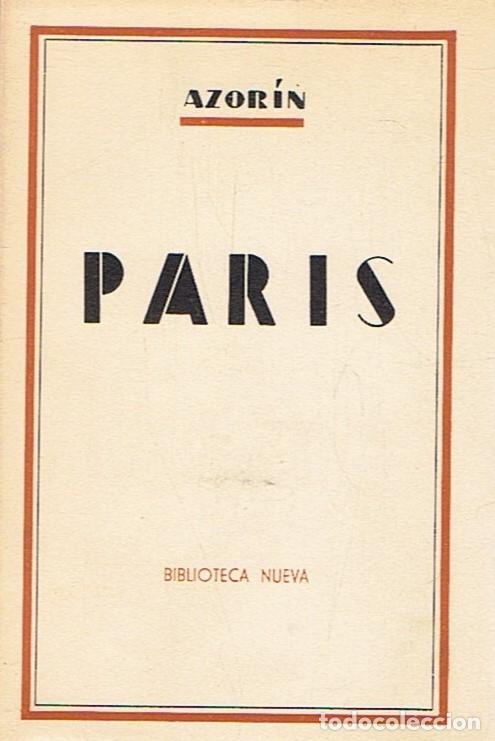 Libros: PARIS. - Mart&Atilde;&shy;nez Ruiz. J. (Azor&Atilde;&shy;n) - Foto 1