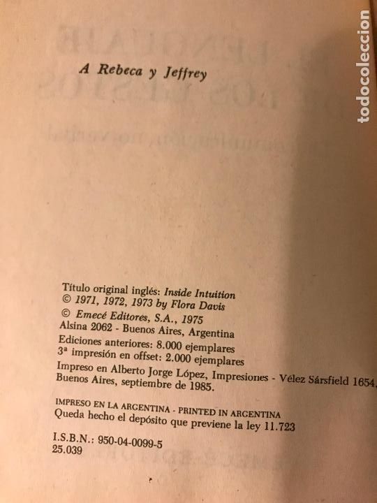 Libros: El lenguaje de los gestos. Flora Davis. - Foto 3