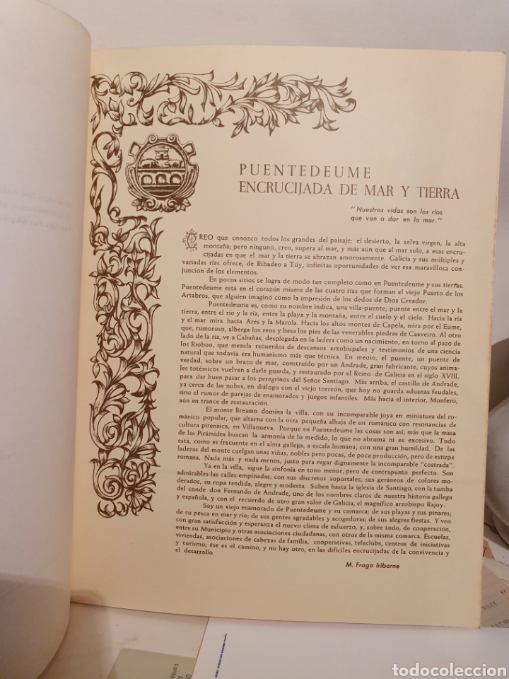 Libros: AYUNTAMIENTO DE PONTEDEUME, JOSE RAMON. 1977. - Foto 5