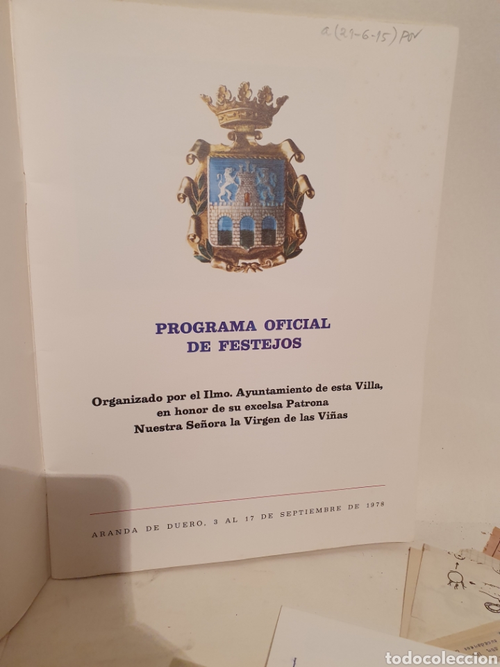 Libros: ARANDA DE DUERO. FERIA Y FIESTAS 1978. - Foto 3