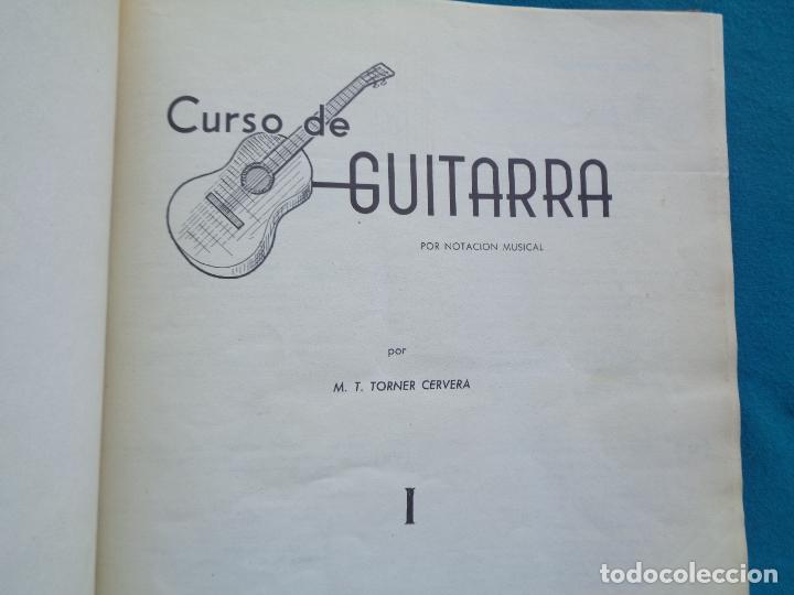 CURSO DE GUITARRA POR NOTACIÓN MUSICAL, M. T. TORNER CERVERA (Libros sin clasificar)