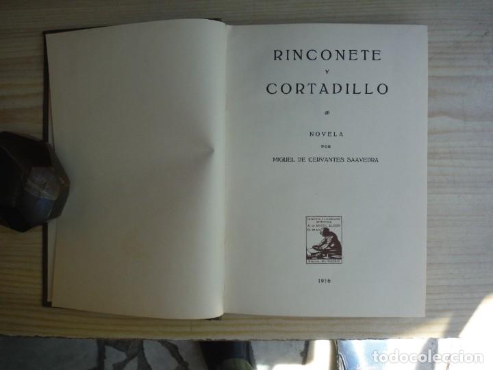 Libros: CERVANTES SAAVEDRA, Miguel de. - RINCONETE Y CORTADILLO - Foto 2