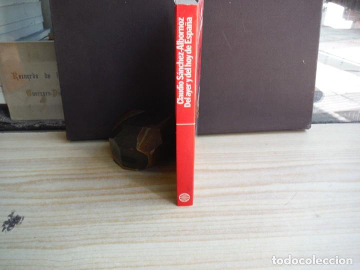Libros: SANCHEZ ALBORNOZ, Claudio. - DEL AYER Y DEL HOY DE ESPA&Ntilde;A - Foto 3