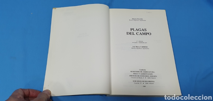 Libros: PLAGAS DEL CAMPO - S. PLANES / J.M. CARRERO - 11 EDICI&Oacute;N - Foto 3