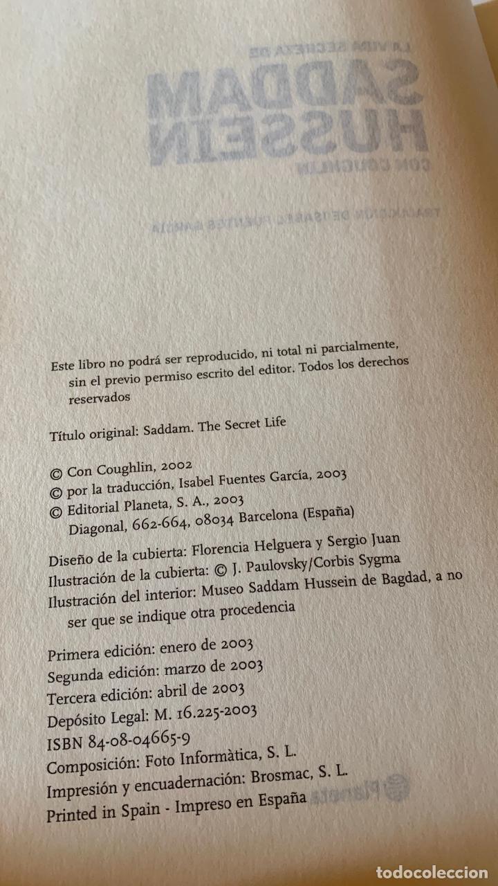 Libros: La vida secreta de Saddam Hussein - Coughlin - Foto 3