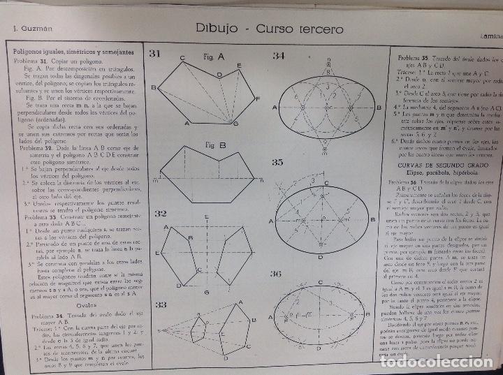 Libros: Dibujo. Curso tercero. J. Guzm&aacute;n - Foto 4