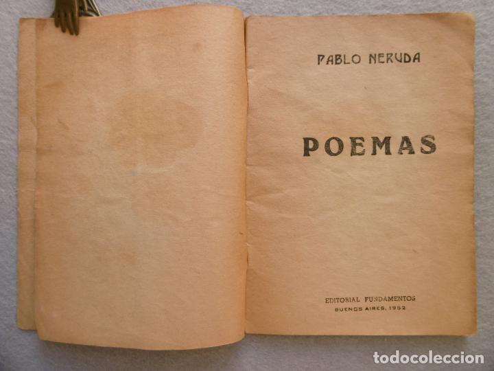 Libros: POEMAS. 1&ordf; edici&oacute;n. - NERUDA, PABLO. - Foto 2
