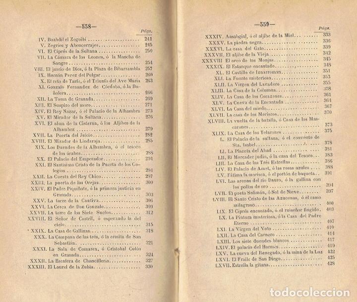 Libros: Villa-Real y Valdivia. Francisco de P - EL LIBRO DE LAS TRADICIONES DE GRANADA - Foto 2