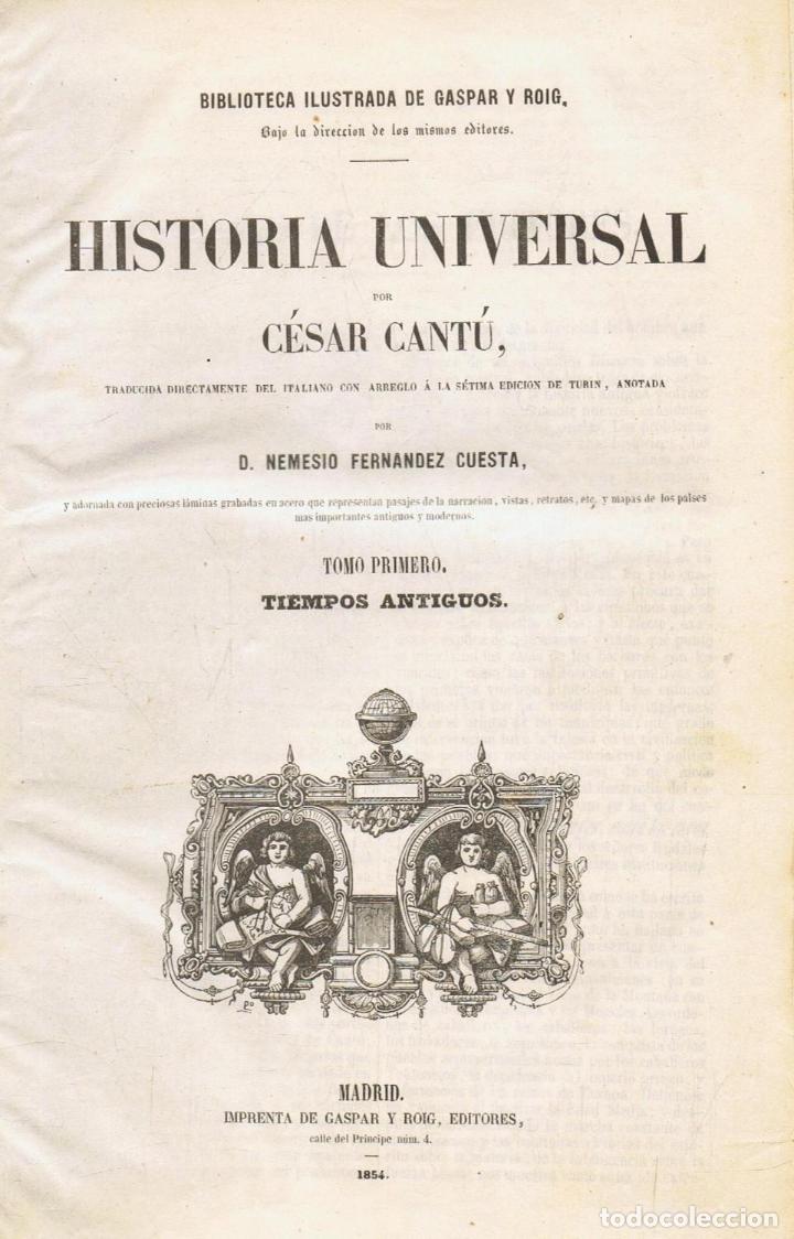 Libros: Cant&Atilde;&ordm;. C&Atilde;&copy;sar - HISTORIA UNIVERSAL. 10 Tomos. Completo - Foto 1