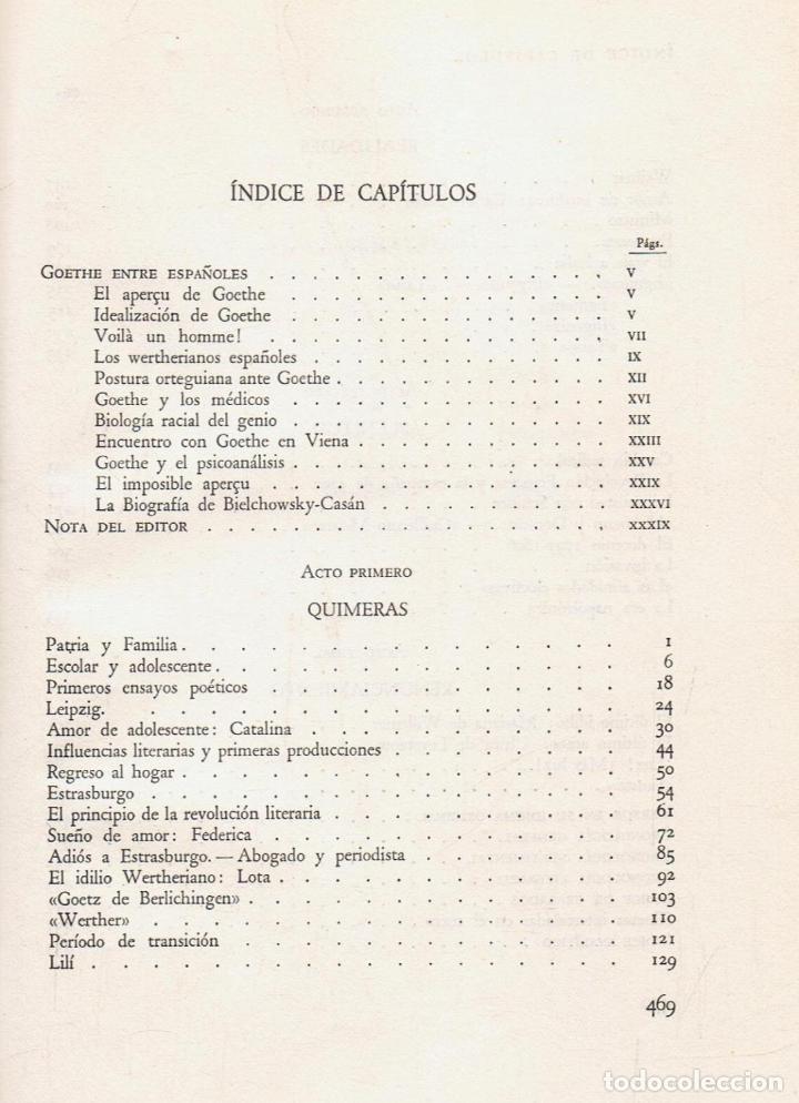 Libros: Bielschowsky. Alberto - GOETHE. El hombre y su Obra - Foto 3
