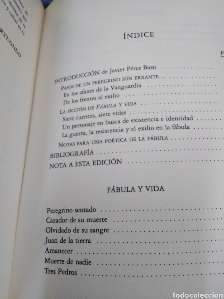 Libros: FABULA Y VIDA. Biblioteca del Exilio - CHABAS,Juan. - Foto 6