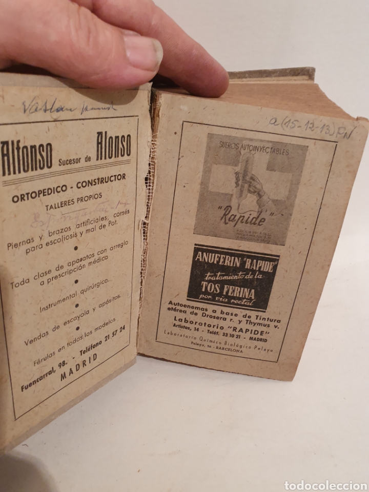 Libros: FORMULARIO DUJARDIN. BAILLY BAILLIERE. MADRID 1950. - Foto 3