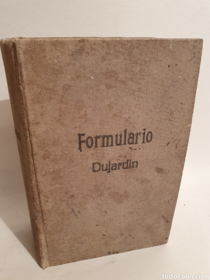 Libros: FORMULARIO DUJARDIN. BAILLY BAILLIERE. MADRID 1950. - Foto 1