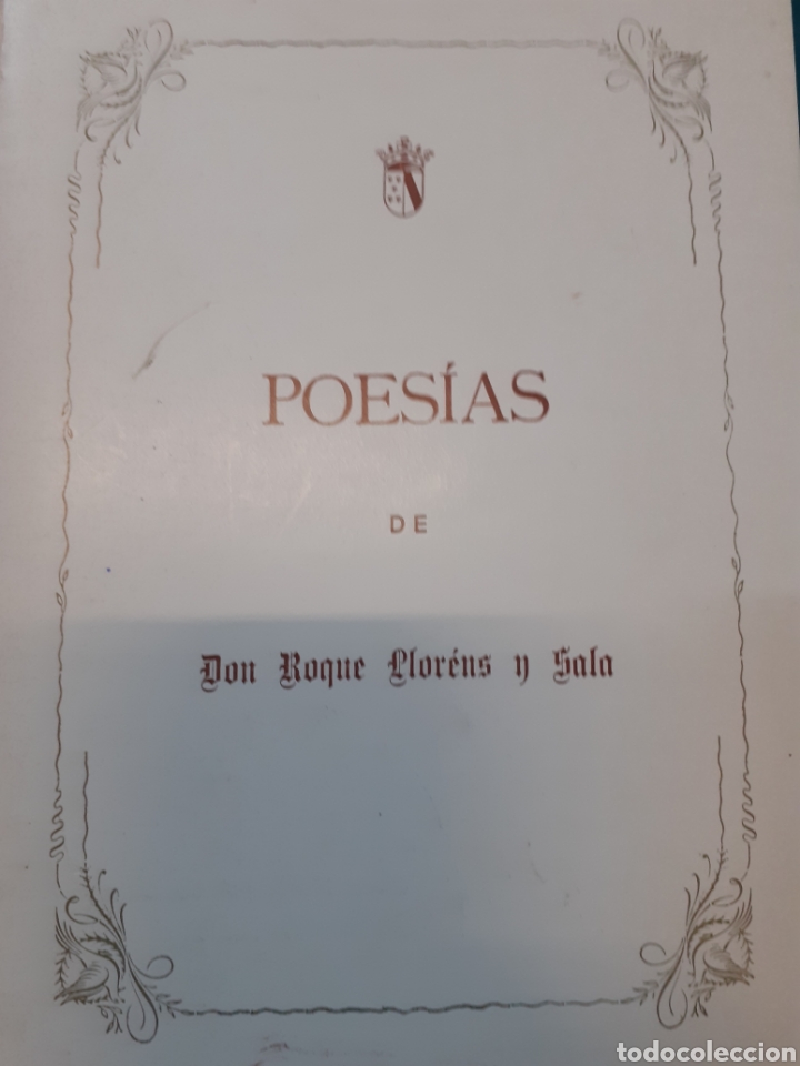 Libros: POESIAS - LLORENS Y SALA,Roque. - Foto 1