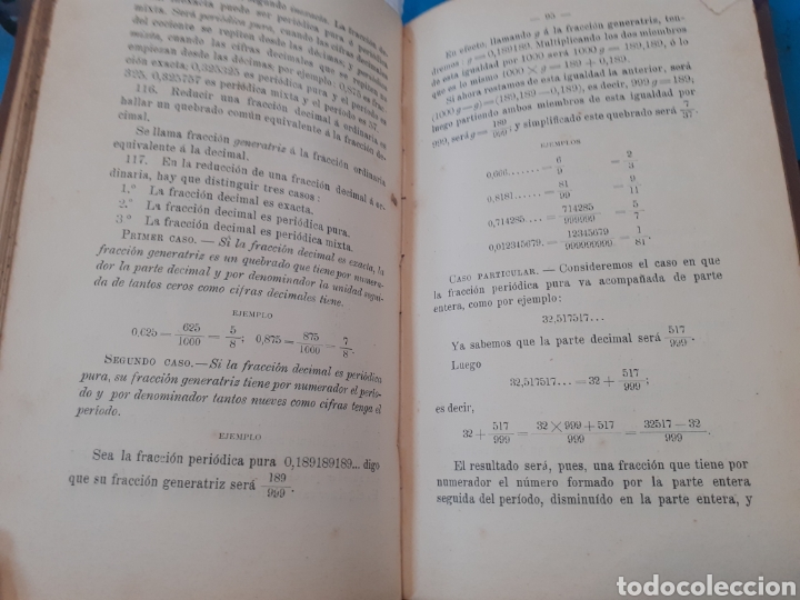 Libros: ELEMENTOS DE ARITMETICA - GARCIA Y BARBARIN,Eugenio. - Foto 8