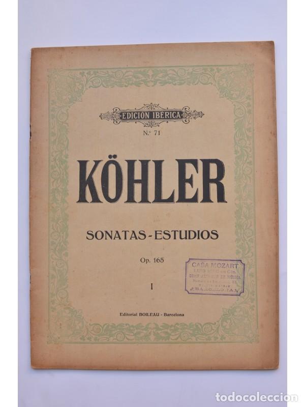 Libros: Luis K&ouml;hler. Sonatas - Estudios. Op. 165 - Foto 1