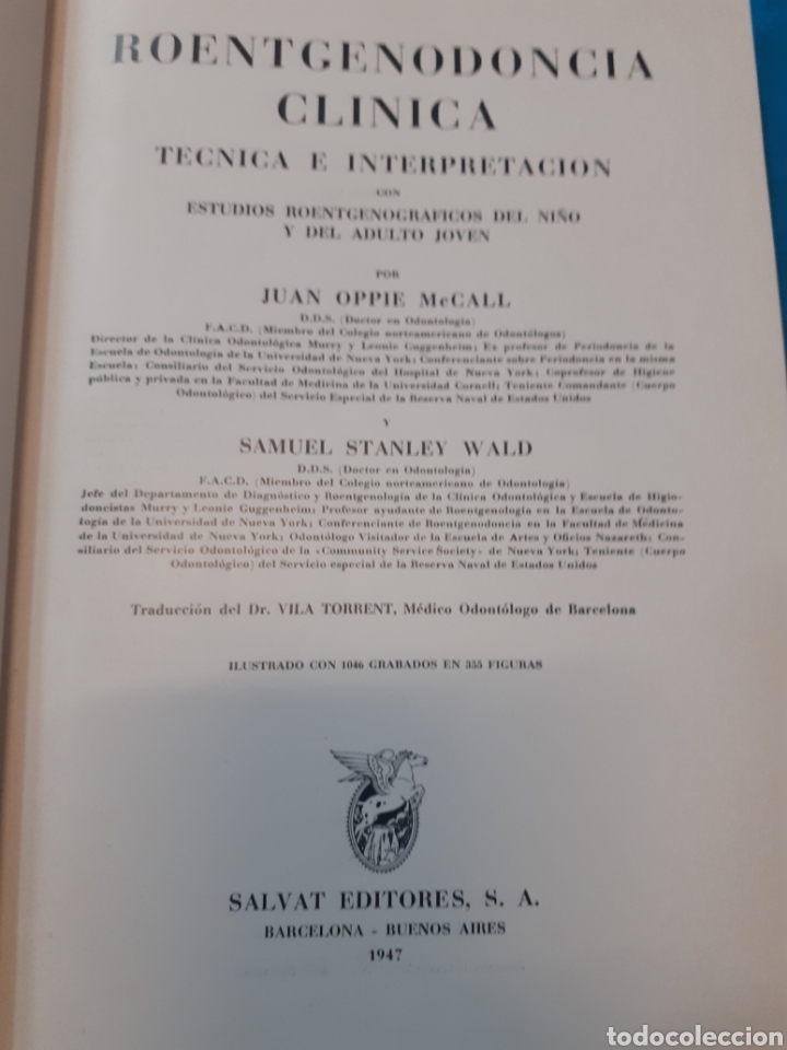B&uuml;cher: ROENTGENODONCIA CLINICA. Tecnica e interpretaci&oacute;n con estudios roentgenogr&aacute;ficos del ni&ntilde;o y del adul