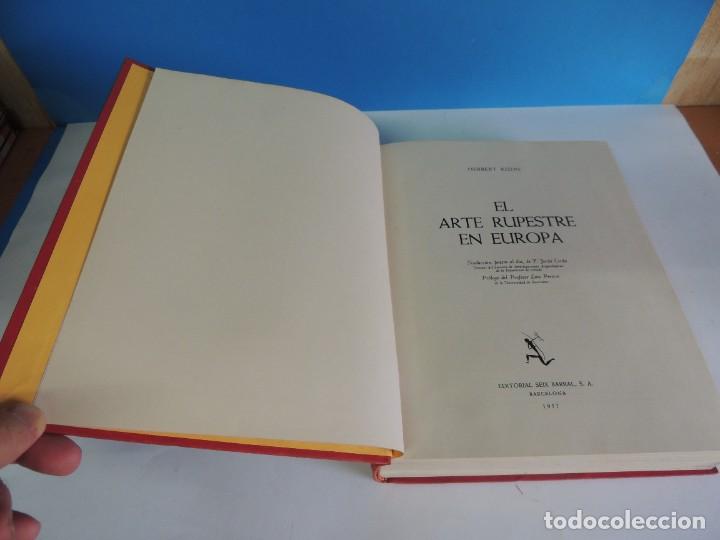 Libros: EL ARTE RUPESTRE EN EUROPA.- HERBERT K&Uuml;HN - Foto 4