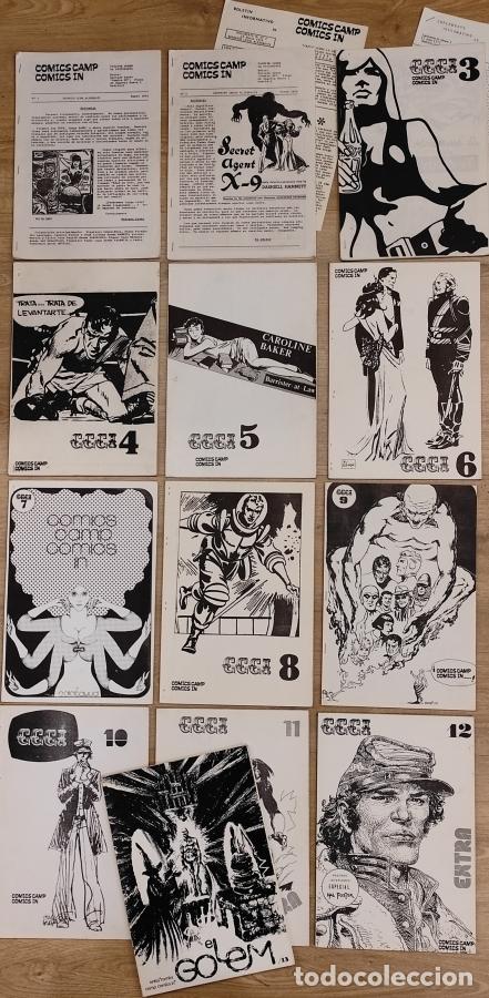 Libri di seconda mano: COMICS CAMP COMICS IN / EL GOLEM. Fanzine sobre la historieta. N&ordm;s 1 al 13 y los suplementos del 2 y
