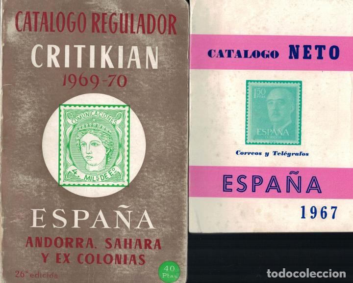 Libros: Sellos. - 7 CAT&Atilde;�LOGOS DE SELLOS. A&Atilde;�OS 1960-70. - Foto 3