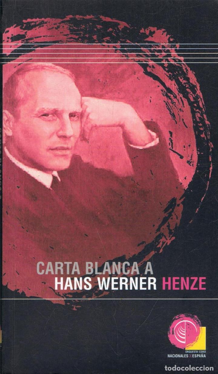 Libros: AA.VV - CARTA BLANCA A HANS WERNER HENZE - Foto 1