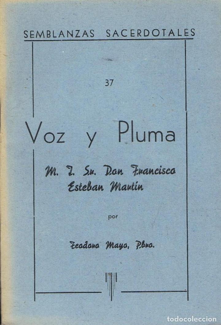 Libros: Mayo. Teodoro - VOZ Y PLUMA. FRANCISCO ESTEBAN MART&Atilde;�N - Foto 1