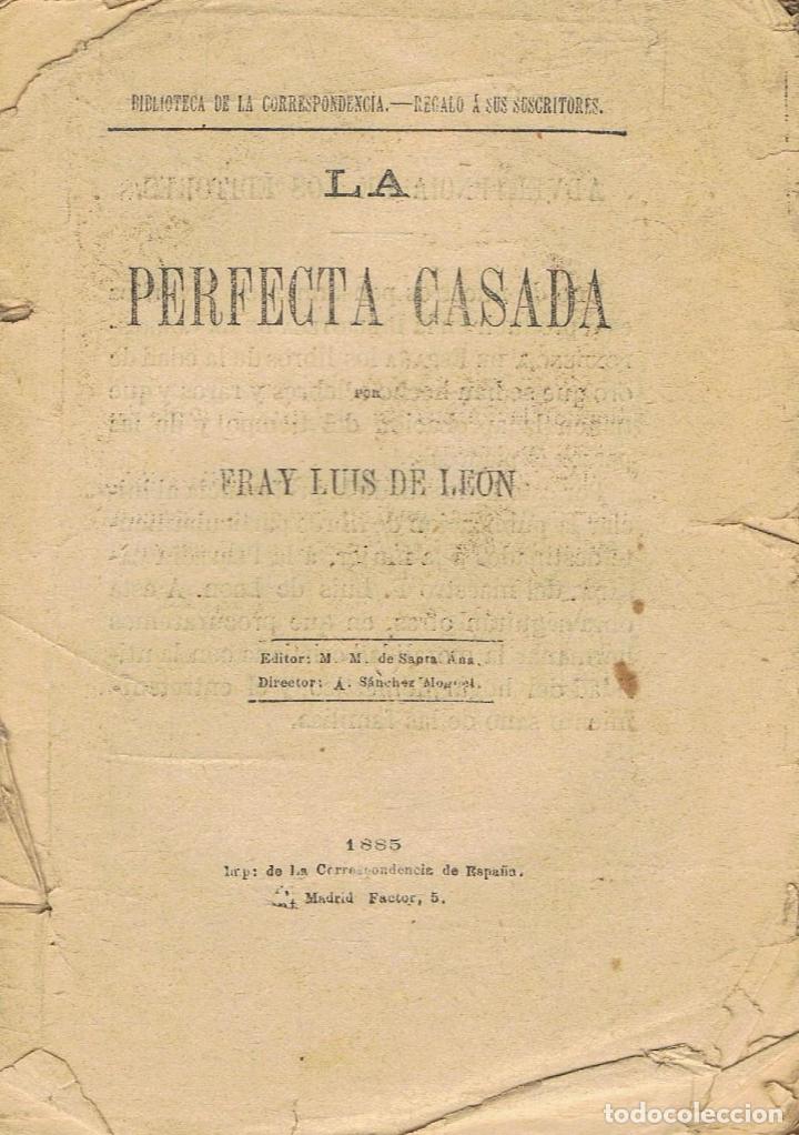 Libros: Le&Atilde;&sup3;n. Fray Luis de - LA PERFECTA CASADA - Foto 1