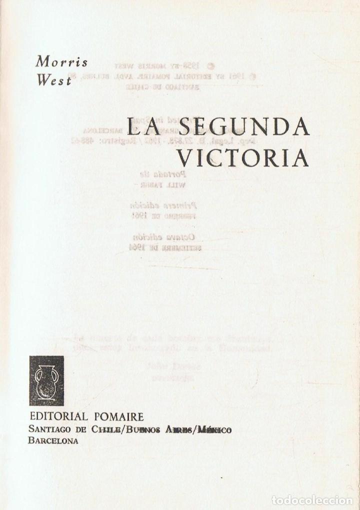 Libros: West. Morris - LA SEGUNDA VICTORIA - Foto 1