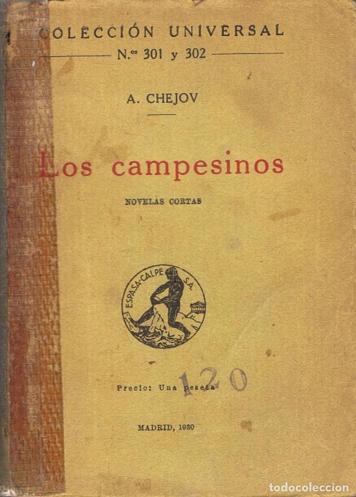 Libros: Chejov. A - LOS CAMPESINOS.. Novelas cortas - Foto 1