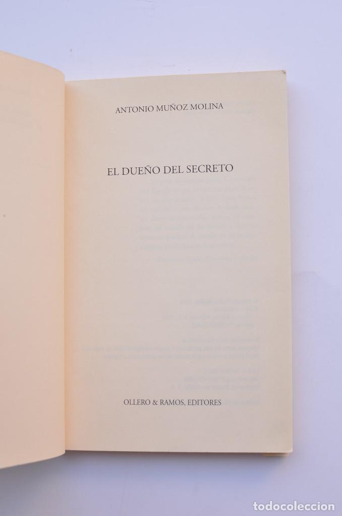 Libros: El due&ntilde;o del secreto - MU&Ntilde;OZ MOLINA, Antonio - Foto 2